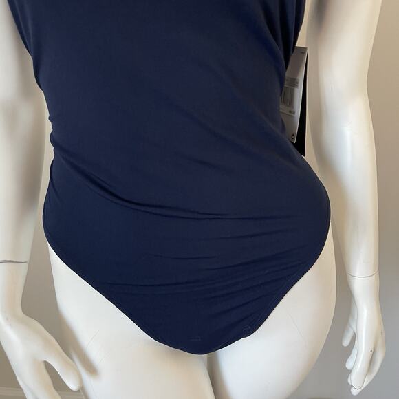 NWT Nike Swim Women's Performance Swimwear Navy Blue Size 10 NESSA000-440 - Picture 7 of 12